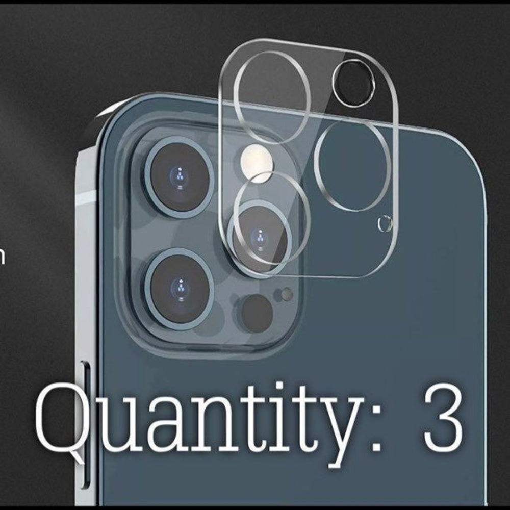 iPhone 12 Pro Max Camera Lens Screen Protector Case Tempered Glass